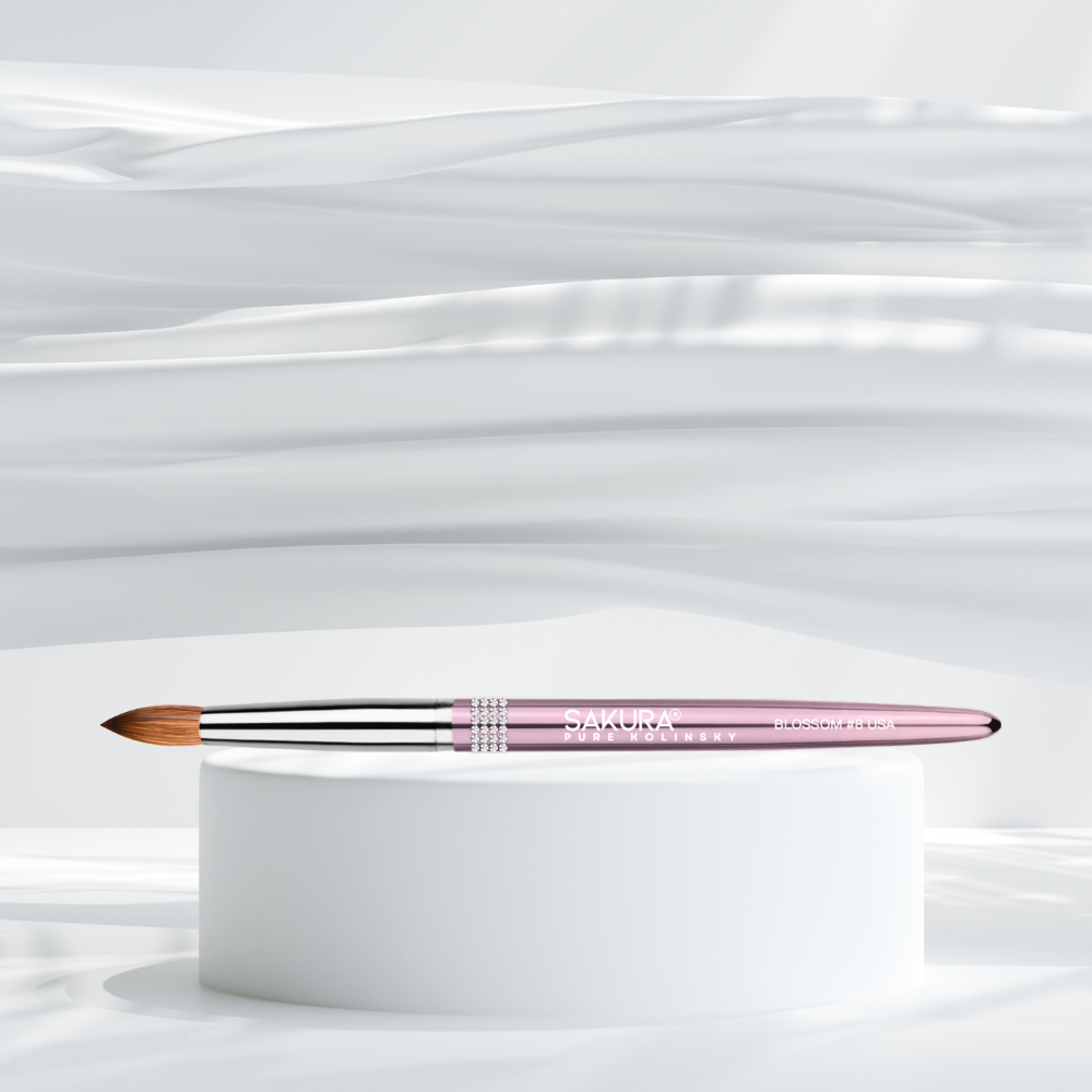 Sakura 100% Kolinsky Acrylic Nail Brush #8