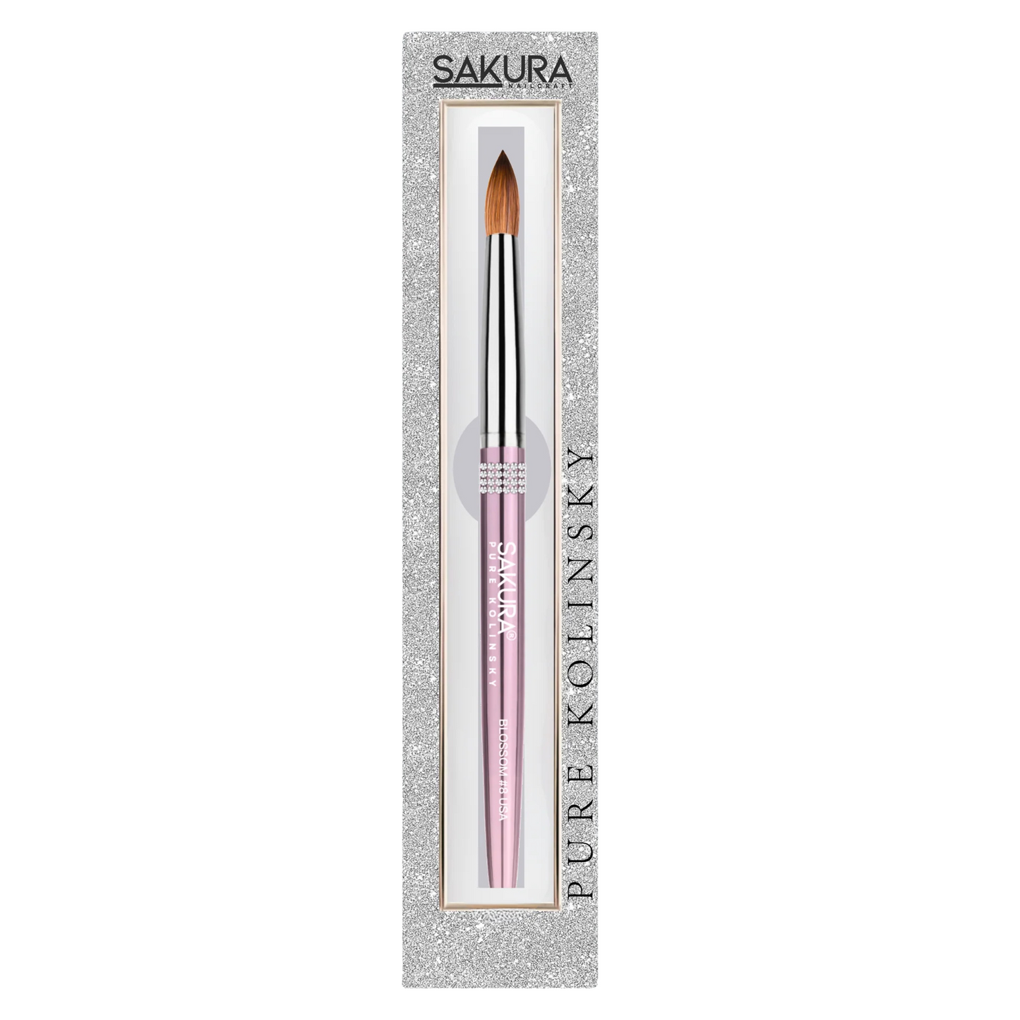 Sakura 100% Kolinsky Acrylic Nail Brush #8