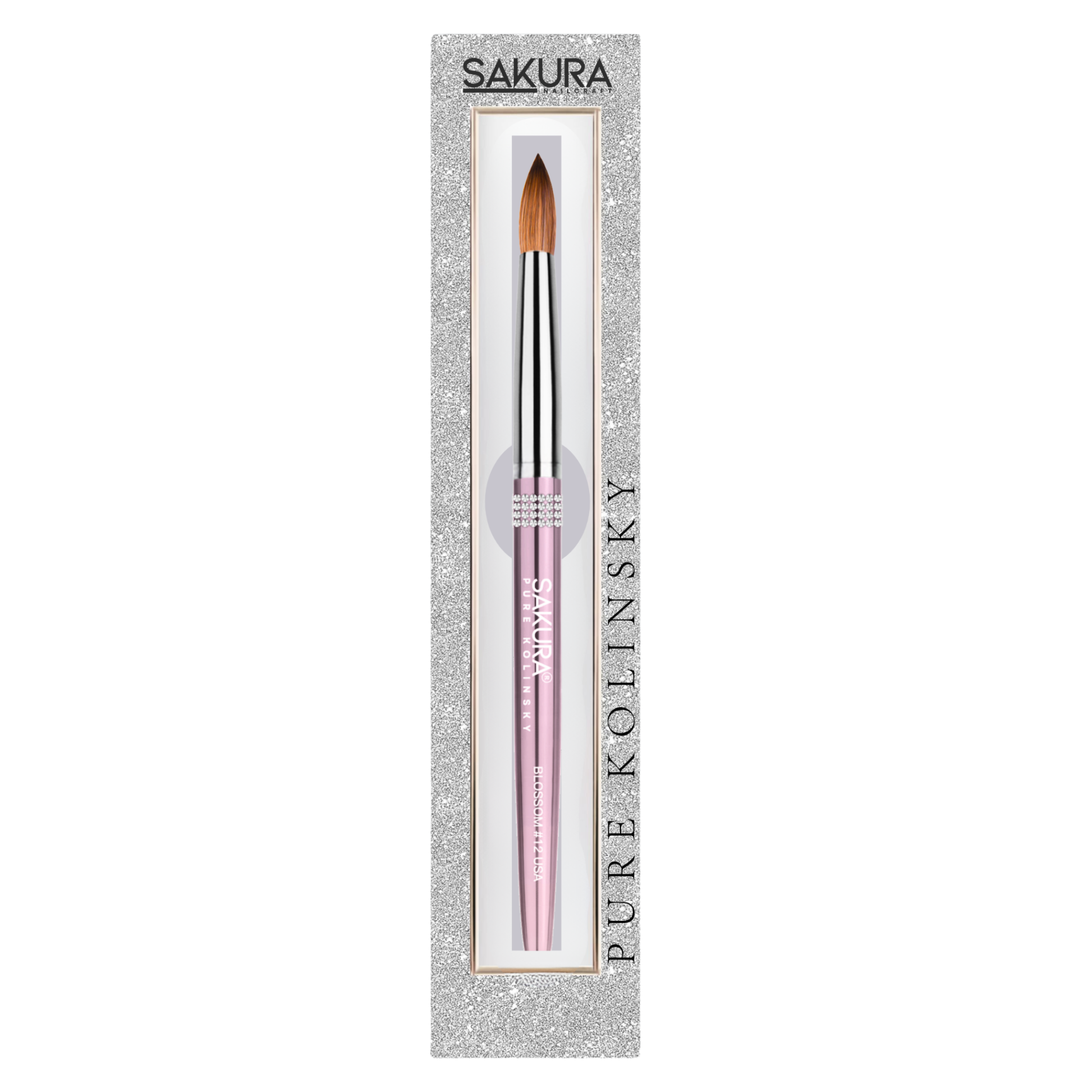 Sakura 100% Kolinsky Acrylic Nail Brush #12