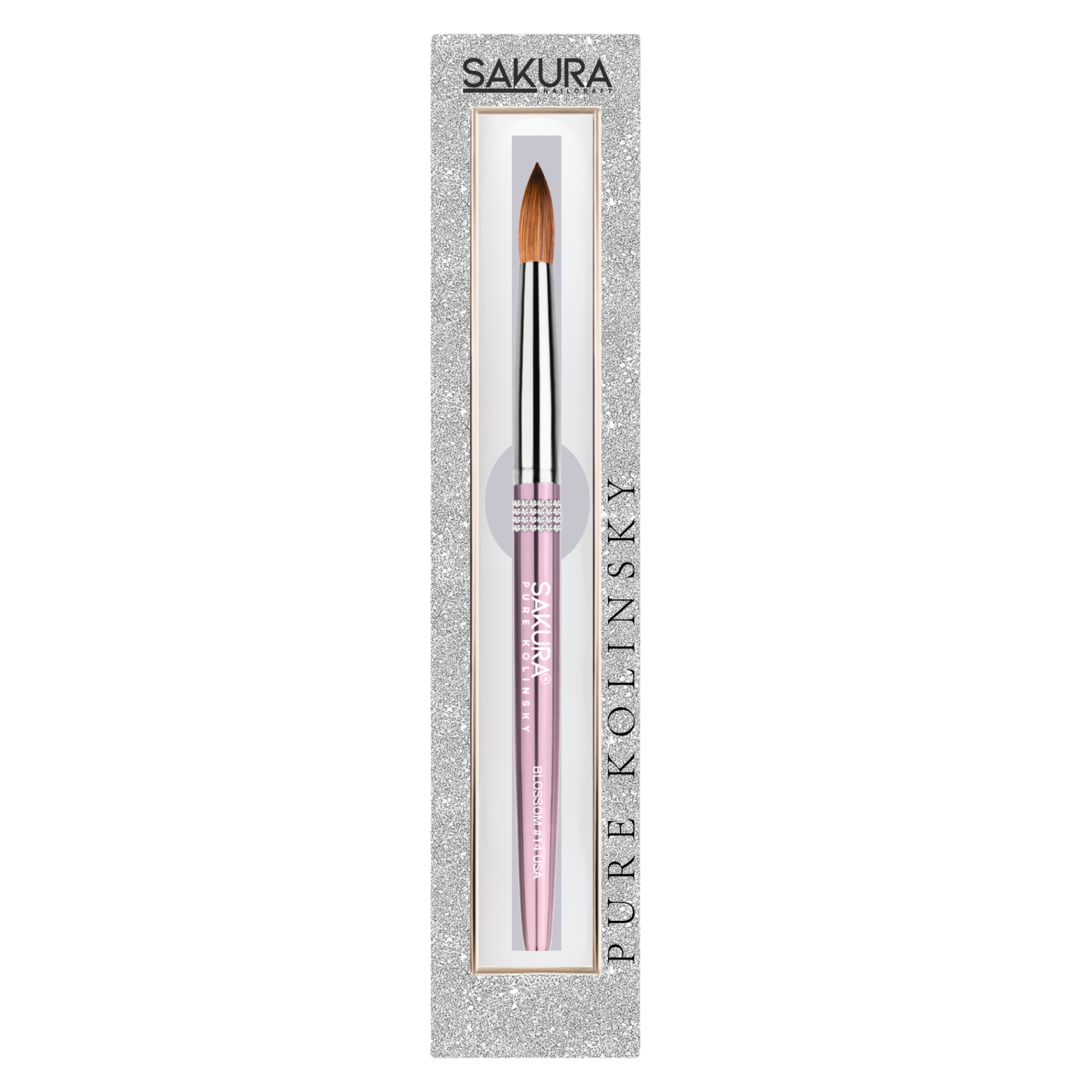 Sakura 100% Kolinsky Acrylic Nail Brush #14
