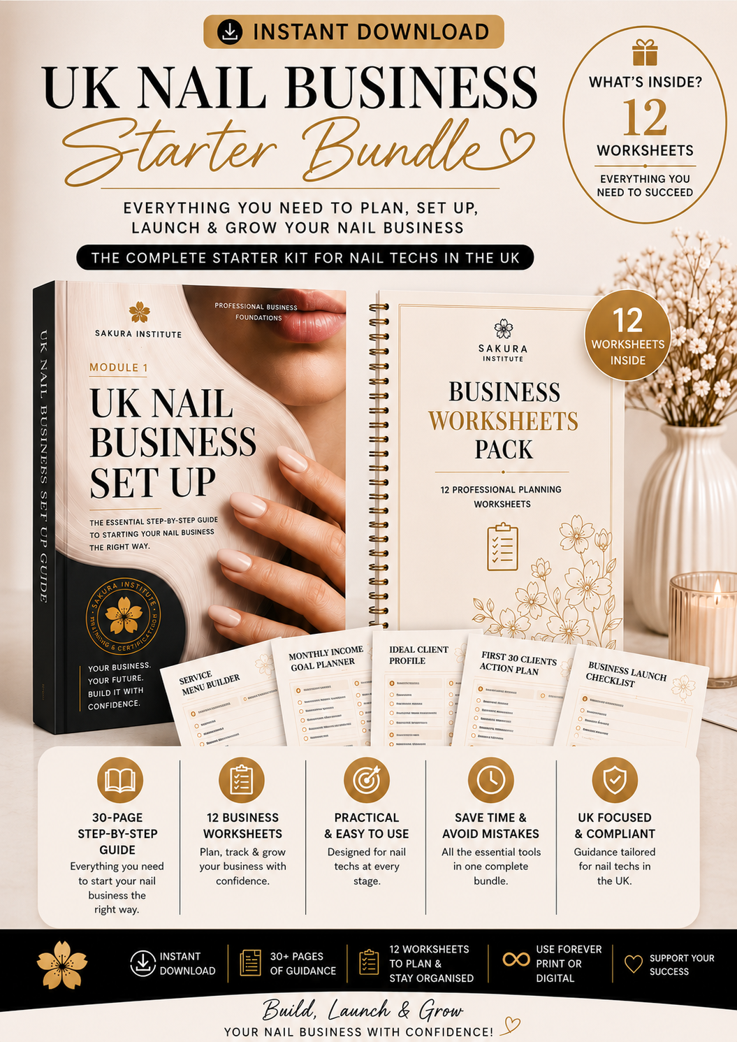 UK Nail Business Starter Bundle