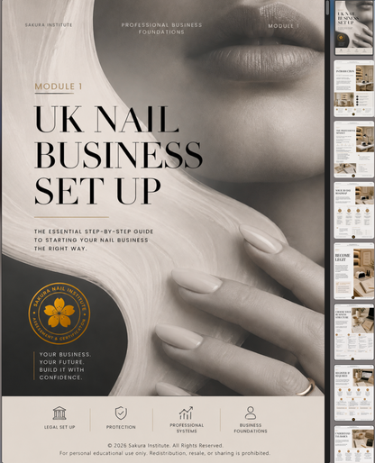 UK Nail Business Setup Workbook
