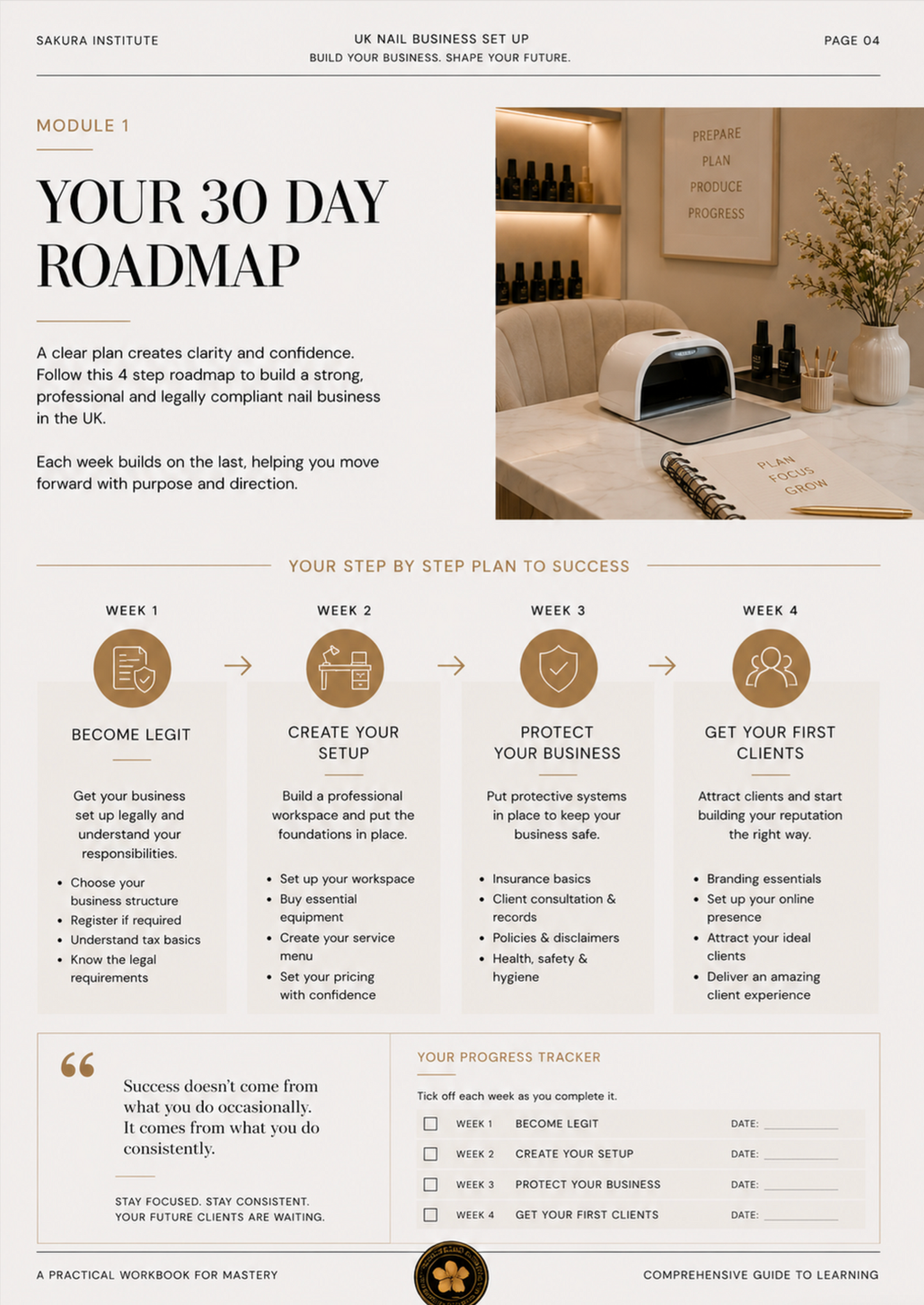 UK Nail Business Setup Workbook